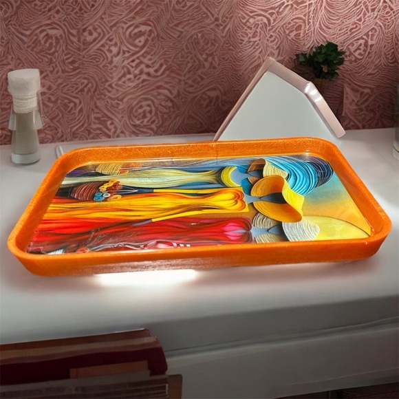 NORE’S NOVELTIES Handcrafted Decorative Trays 
10.5 X 7 - Picture 3 of 3